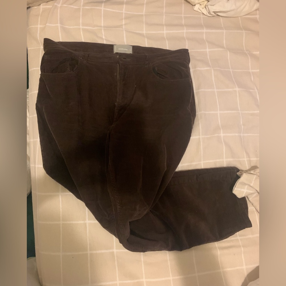 Everlane Chocolate Corduroys - Picture 2 of 4
